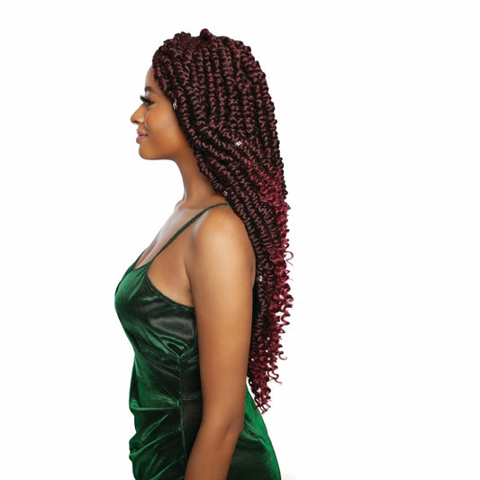 AFRI NAPTURAL: 2X JUMBO NOMADIK TWIST 20" BRAIDING HAIR FOR LESS