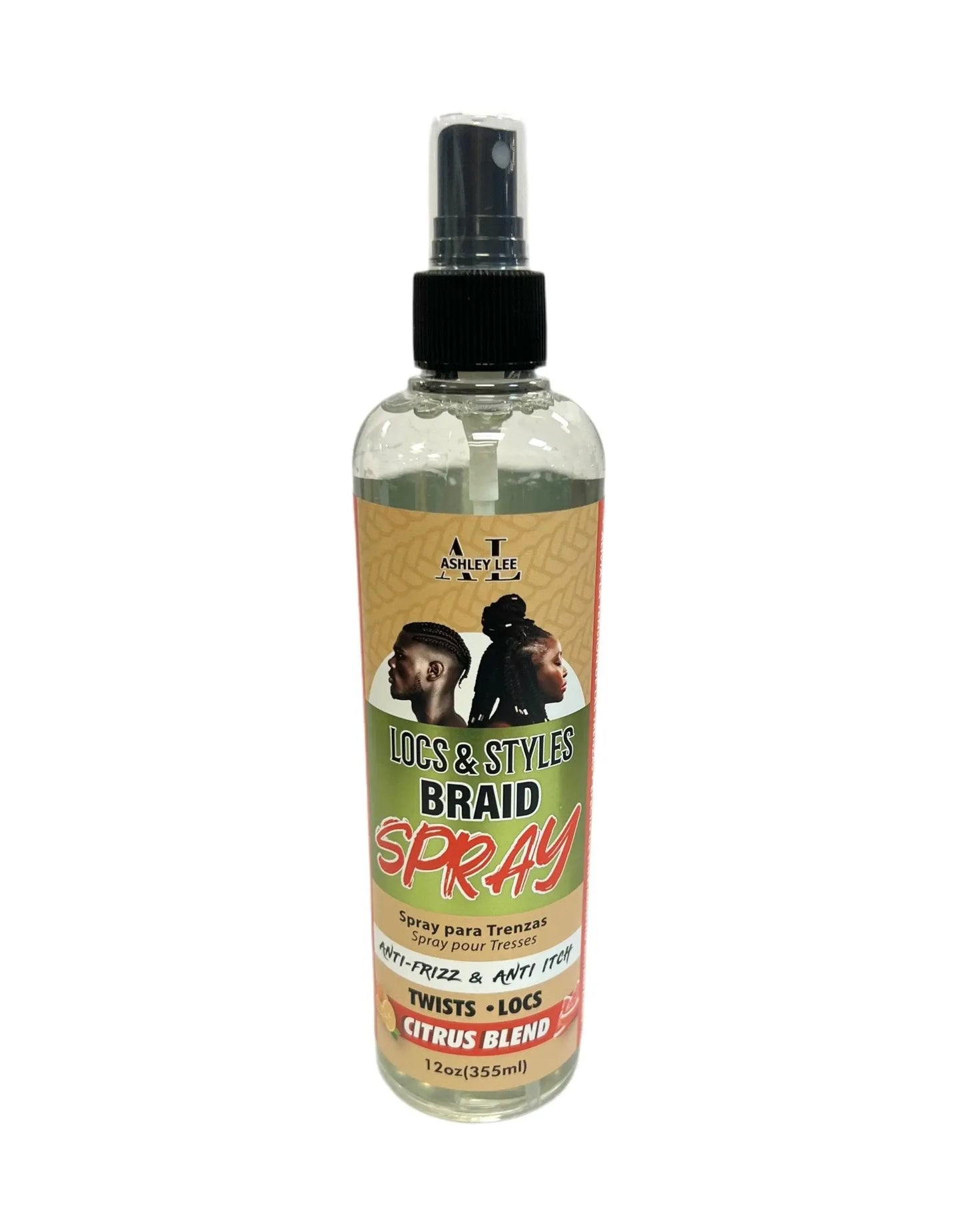 Ashlee Lee Locs & Styles Braid Spray Twists - Locs ( Citrus Blend ) 12 fl oz VIP Extensions