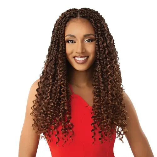 Outre Crochet Braids X-Pression Twisted Up Boho Wavy Bomb Twist 18"