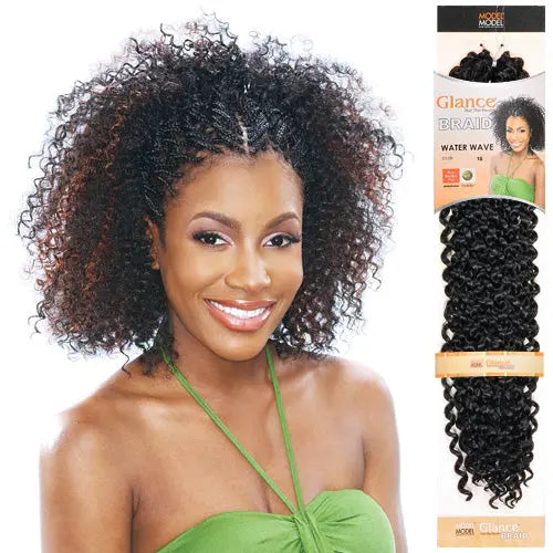 ModelModel Synthetic Hair Crochet Braids Glance Water Wave 18''