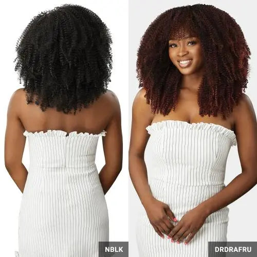 Outre Human Hair Premium Blend Clip-In Big Beautiful Hair Bohemian Curl 14" 9pcs