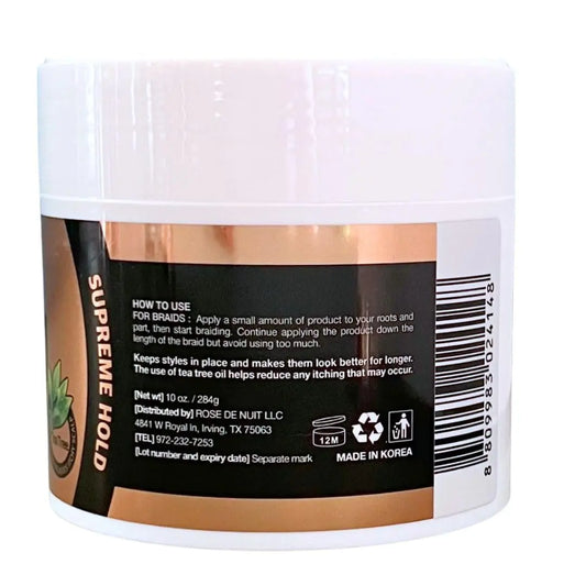 Black 'n Gold BRAID GEL 15 FL.OZ. (SUPREME HOLD) JAHB BEAUTY SUPPLY