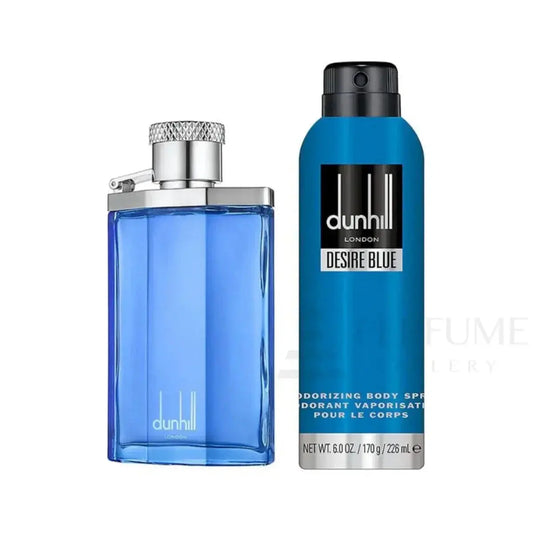 Desire Blue By Alfred Dunhill For Men 2Pcs Set EDT Spray perfumesandrea
