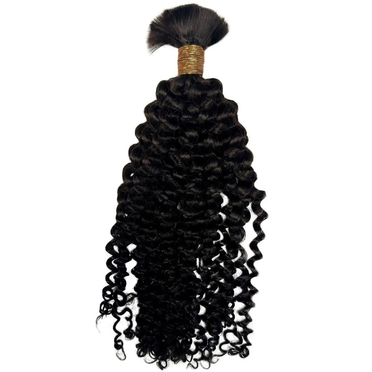 Kinky Curly Bulk 100% Human Braiding Hair Private Label