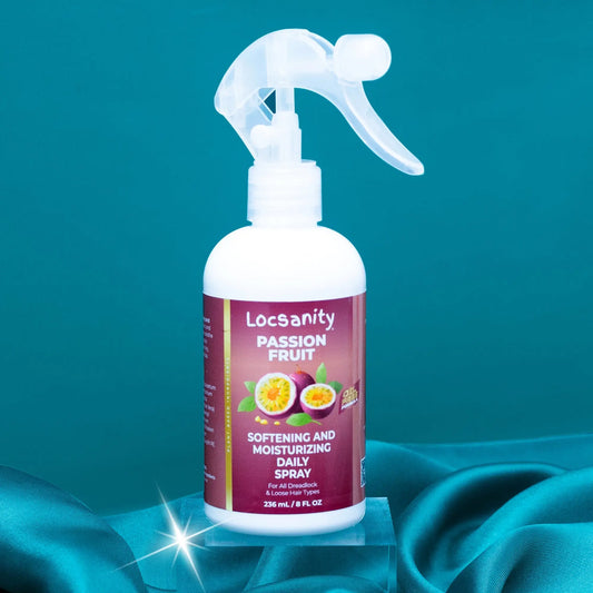 Locsanity Passion Fruit Softening and Moisturizing Daily Spray for Locs, Dreadlocks, Sisterlock, Microlock, Locs, Oil-Free Hair Scalp Moisturizer Locsanity