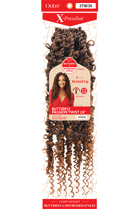 BUTTERFLY PASSION TWIST 18″