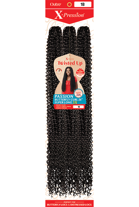 Outre - Passion Twisted-Up Butterfly Curl 26″ Super Long Crochet