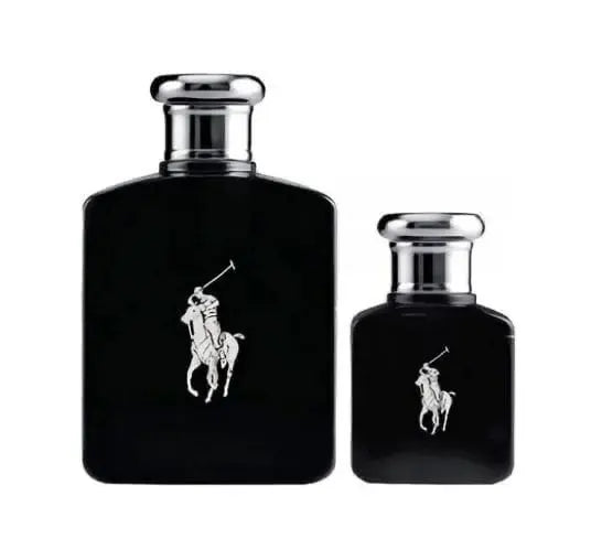 Ralph Lauren Polo Black (2pc Gift Set) For Men's EDT Spray