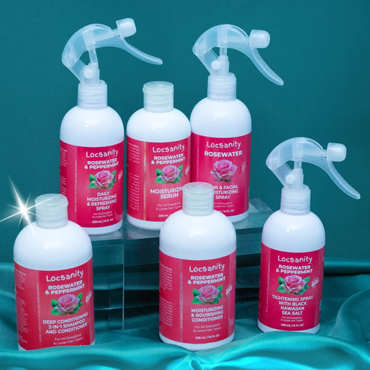 Rosewater Peppermint Loccare Bundle Locsanity