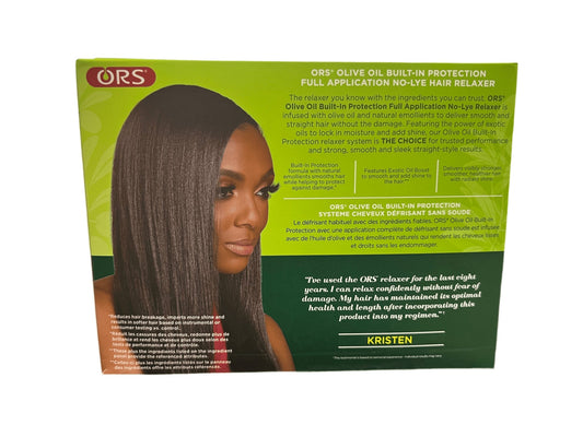 Olive Oil Built-in protection Full application No-Lye hair relaxer