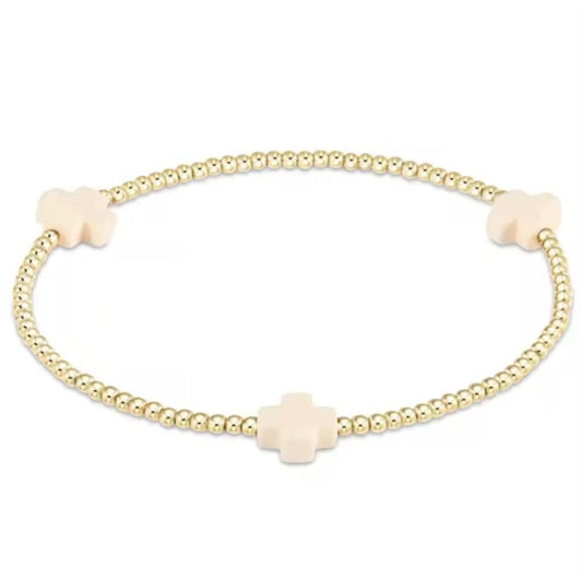 Faith Cross Beaded Waterproof Non-Tarnish Bracelets