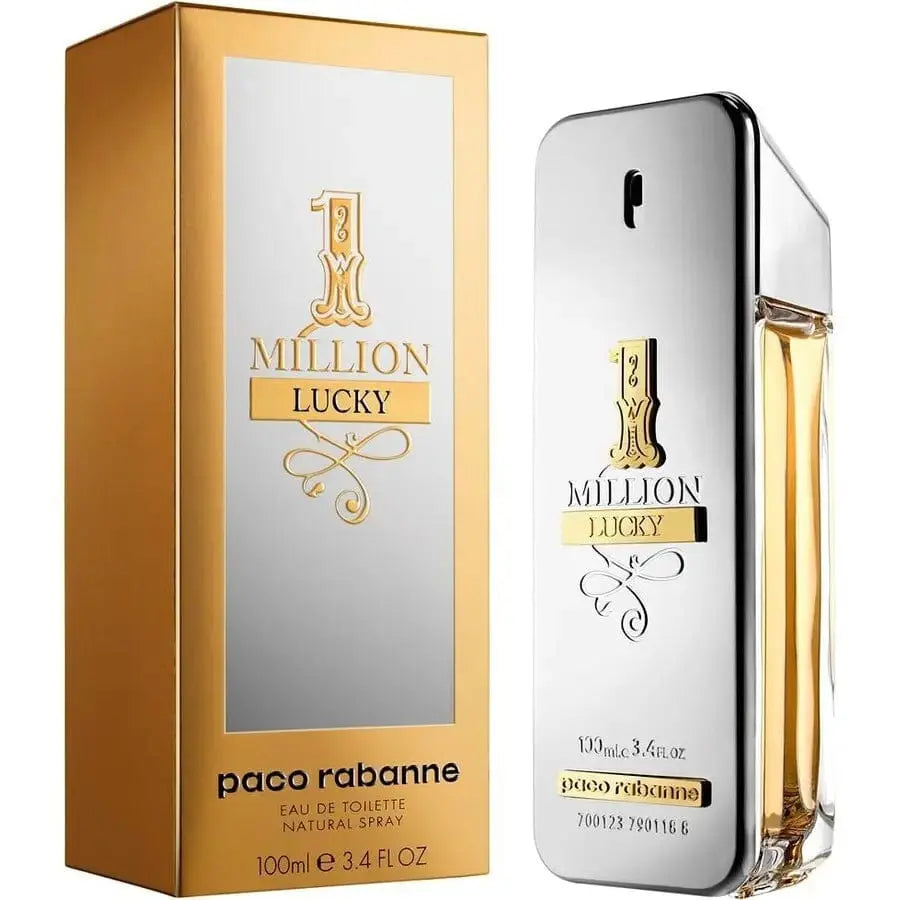 1 Million Lucky By Paco Rabanne For Men 3.4oz EDT Spray perfumesandrea