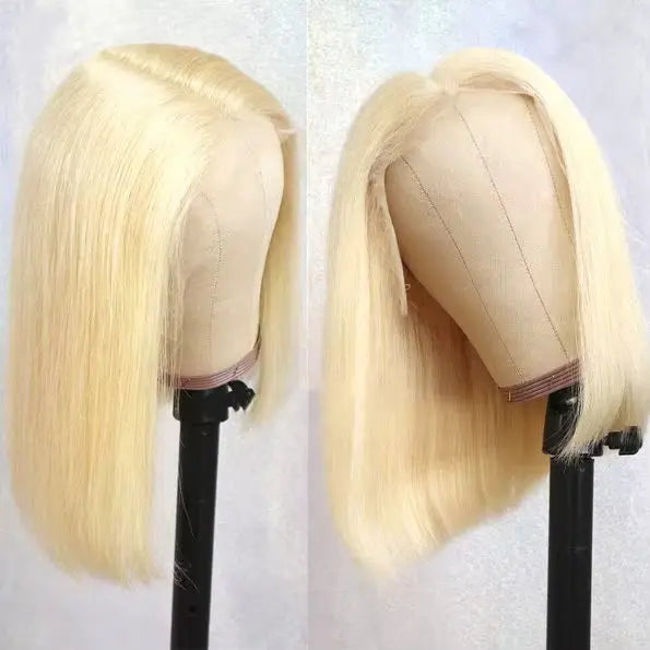 613 Lace Front Bob Wig (Platinum Blonde) Icy Cutie Crown'd Cuties