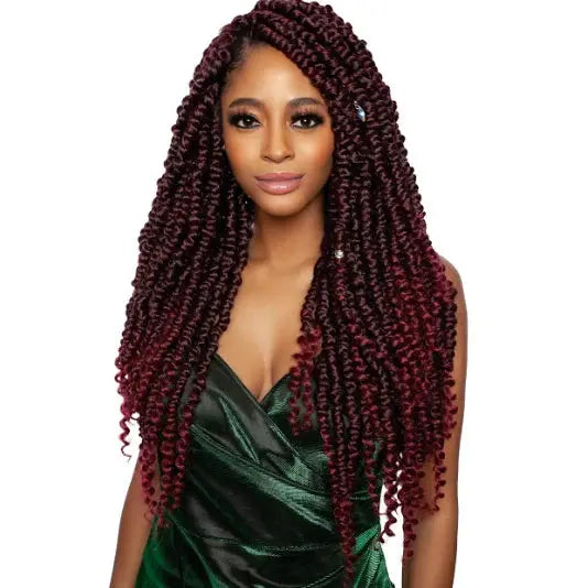 AFRI NAPTURAL: 2X JUMBO NOMADIK TWIST 20" BRAIDING HAIR FOR LESS