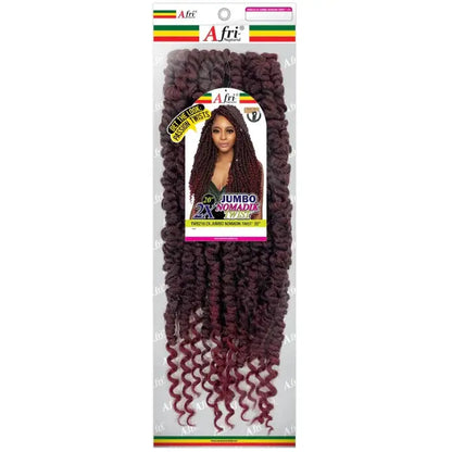 AFRI NAPTURAL: 2X JUMBO NOMADIK TWIST 20" BRAIDING HAIR FOR LESS