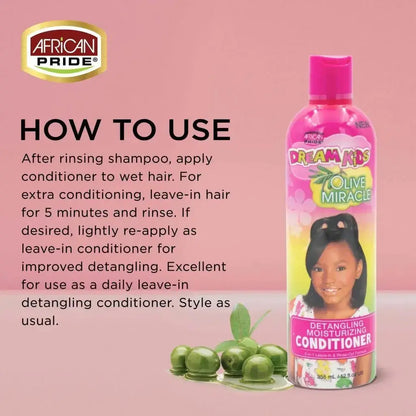 African Pride Dream Kids Detangling Moisturizing Conditioner - 12 oz VIP Extensions