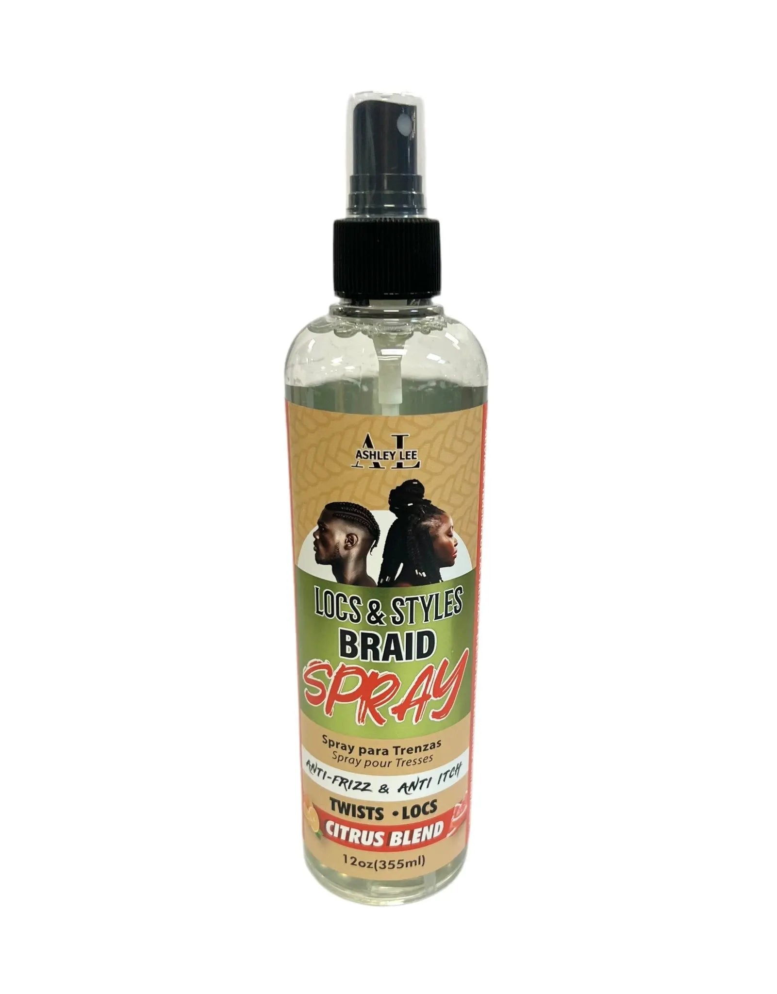 Ashlee Lee Locs & Styles Braid Spray Twists - Locs ( Citrus Blend ) 12 fl oz VIP Extensions