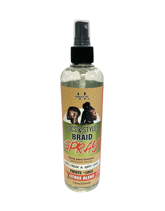 Ashlee Lee Locs & Styles Braid Spray Twists - Locs ( Citrus Blend ) 12 fl oz VIP Extensions