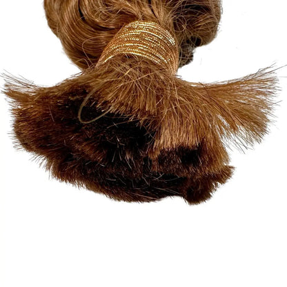 Auburn Deep Wave Bulk 100% Human Braiding Hair Private Label