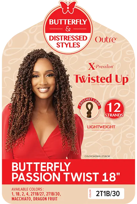 BUTTERFLY PASSION TWIST 18″ JAHB BEAUTY SUPPLY