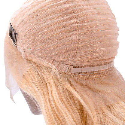 Blonde Body Wave 13x4 Transparent Lace Front Human Hair Wig