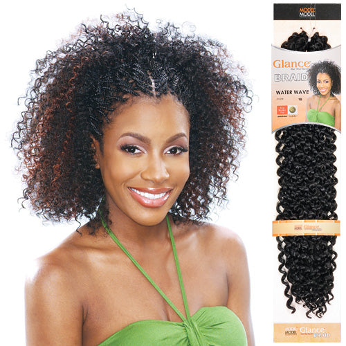 ModelModel Synthetic Hair Crochet Braids Glance Water Wave 18''