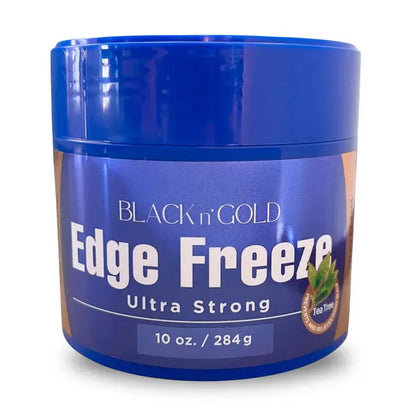 Black 'n Gold EDGE FREEZE GEL 10 FL.OZ. (ULTRA STRONG) JAHB BEAUTY SUPPLY