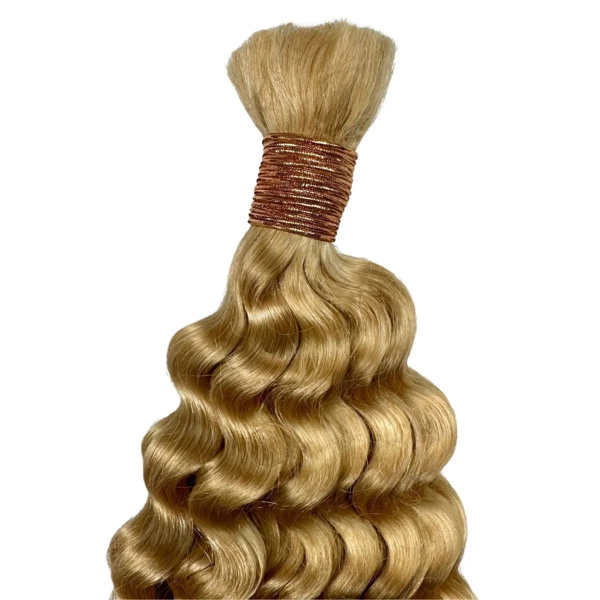 Blonde Deep Wave Bulk 100% Human Braiding Hair Private Label