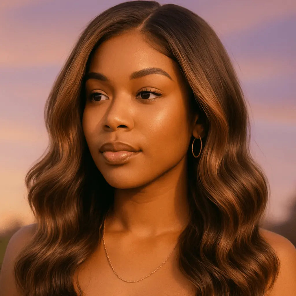 Brown Sugar Bounce – Loose Wave Lace Front Wig (Chocolate Brown) Crown'd Cuties