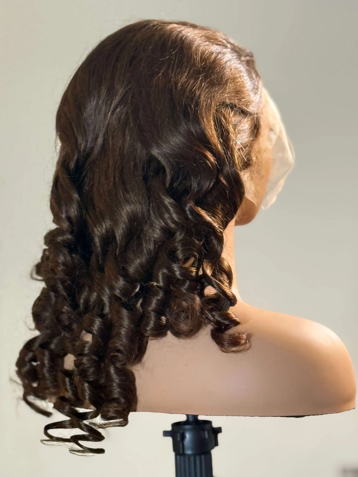 Brown Sugar Bounce – Loose Wave Lace Front Wig (Chocolate Brown) Crown'd Cuties