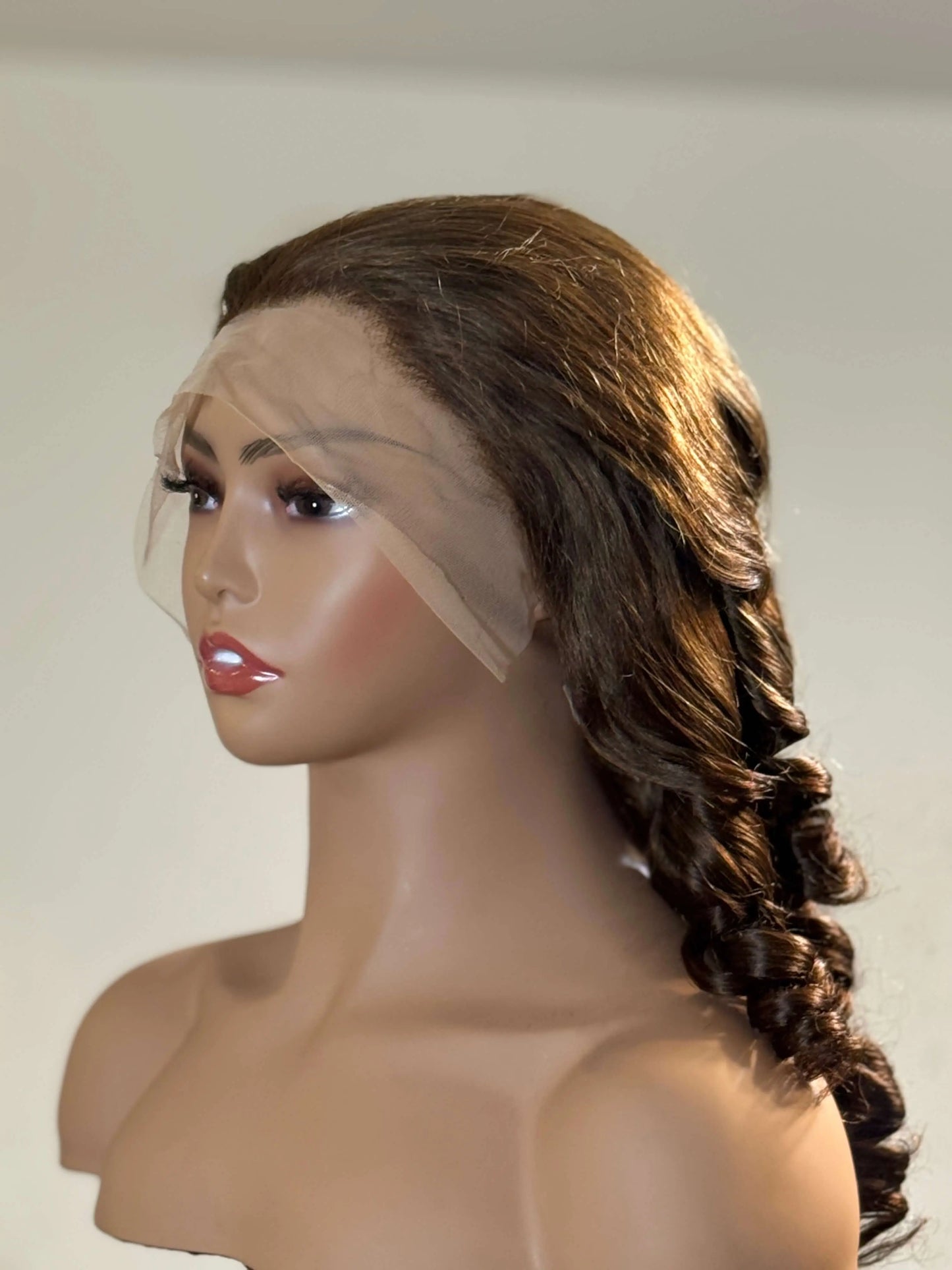 Brown Sugar Bounce – Loose Wave Lace Front Wig (Chocolate Brown) Crown'd Cuties