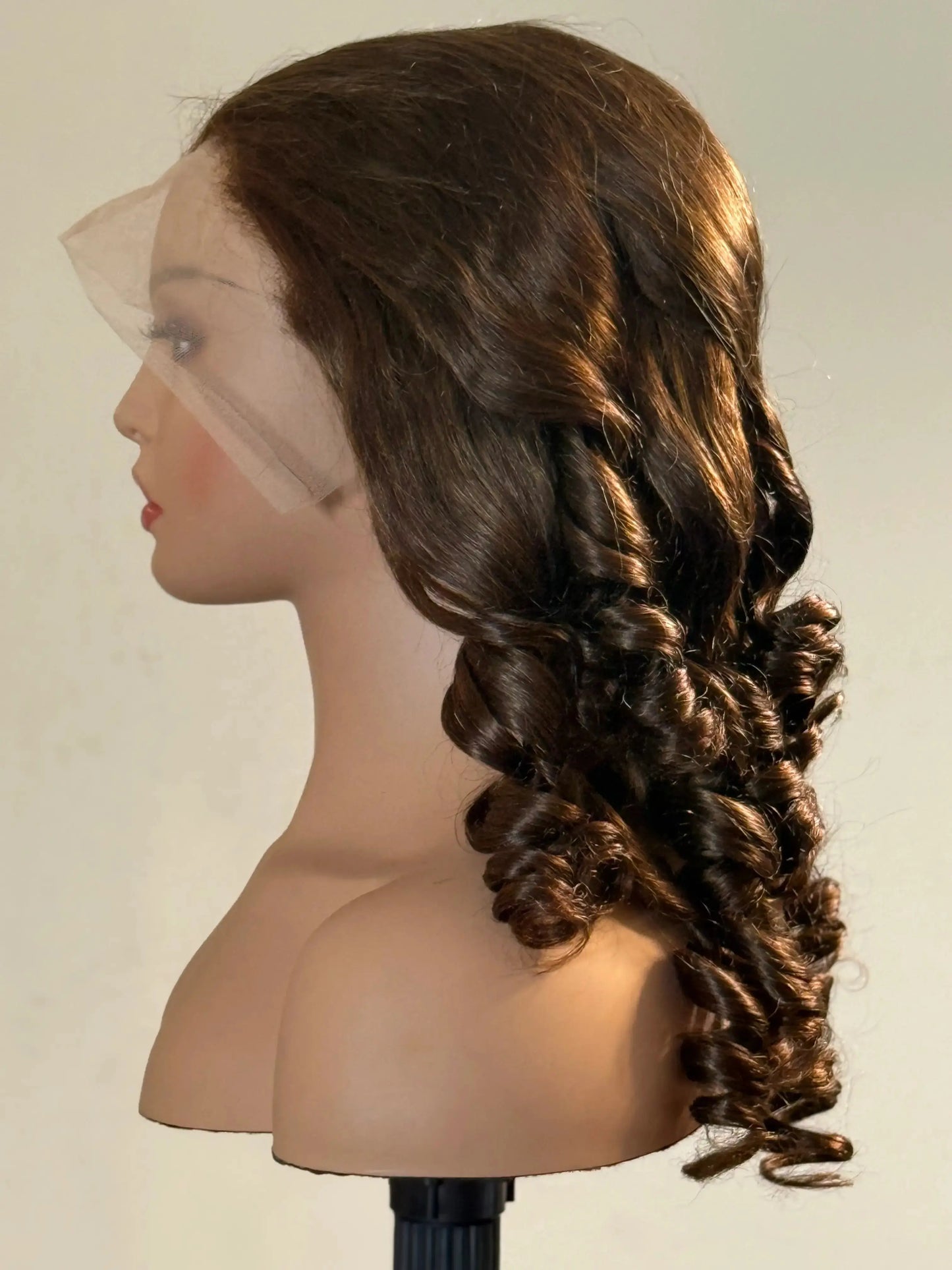 Brown Sugar Bounce – Loose Wave Lace Front Wig (Chocolate Brown) Crown'd Cuties