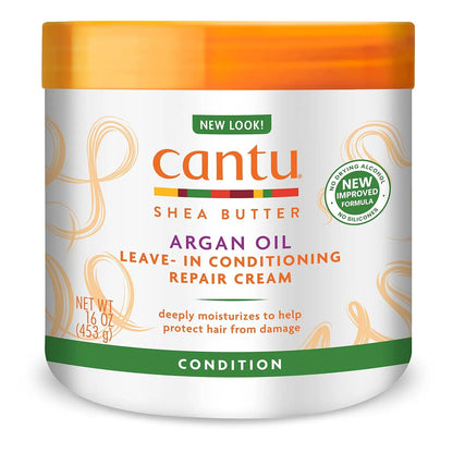 Cantu Leave-In Conditioning Repair Cream with Argan Oil, 16 oz VIP Extensions