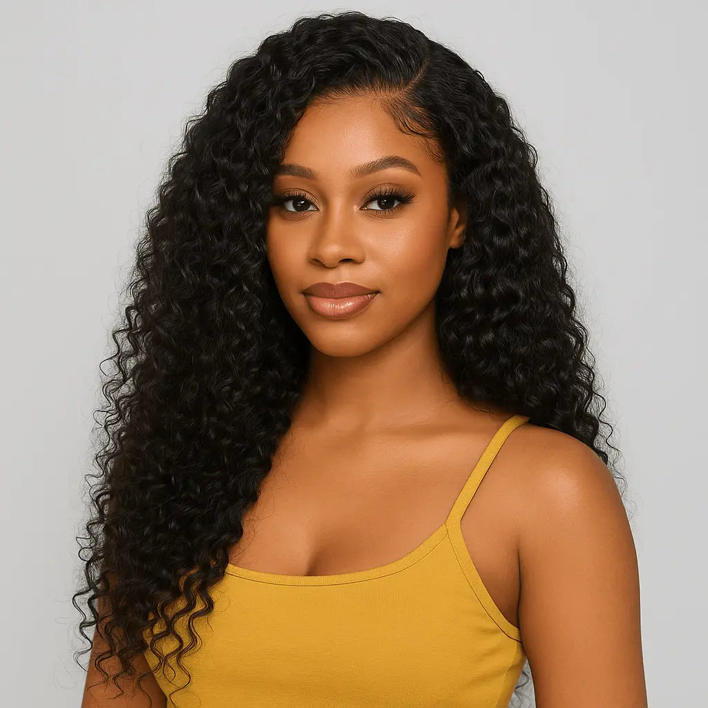 Crown’d Cuties Pineapple Wave – Natural Black Crown'd Cuties