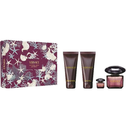 Crystal Noir Versace – Women 4Pcs Set EDP Spray