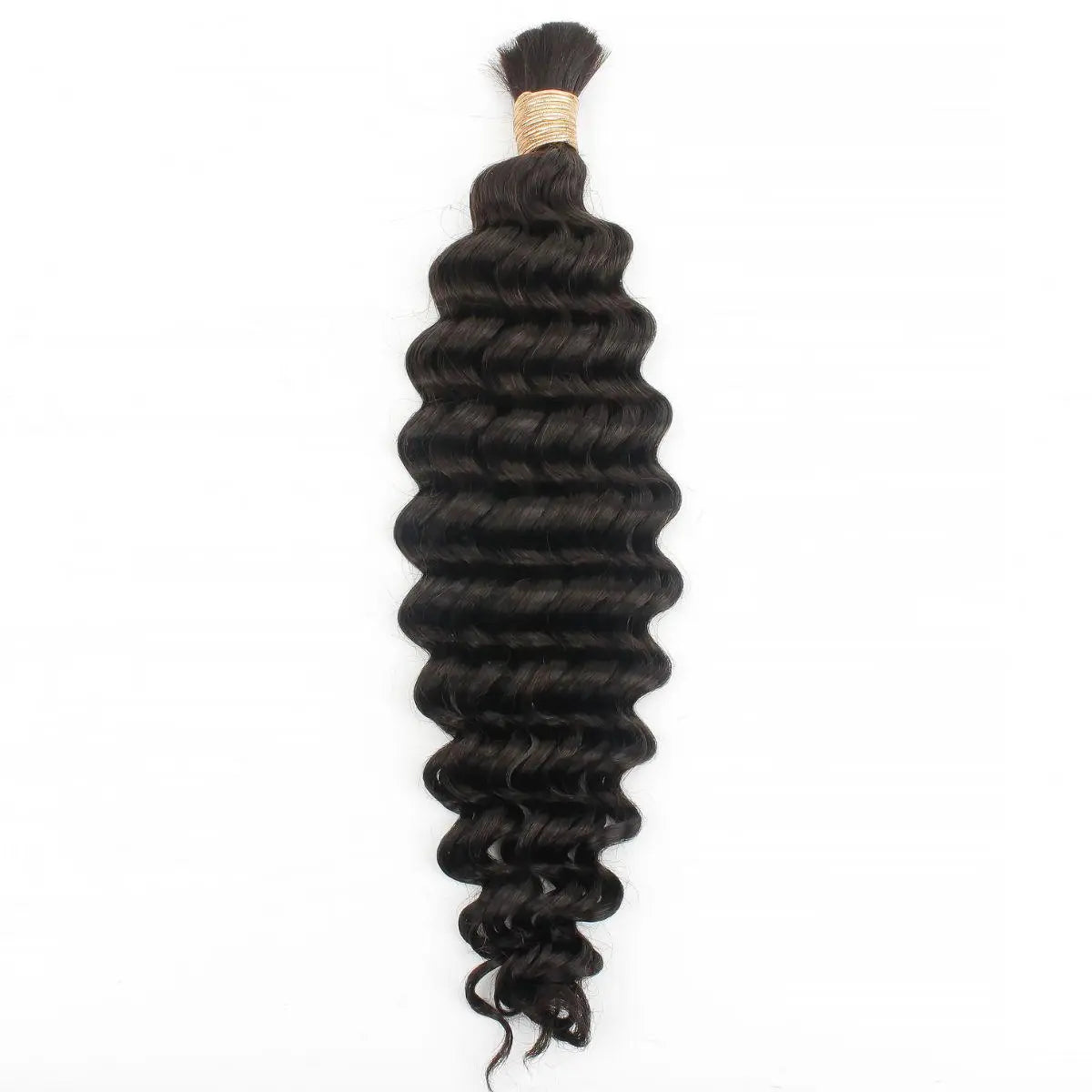 Deep Wave Bulk 100% Human Braiding Hair Private Label