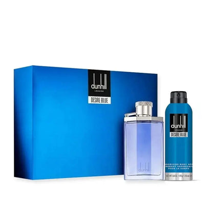 Desire Blue By Alfred Dunhill For Men 2Pcs Set EDT Spray perfumesandrea
