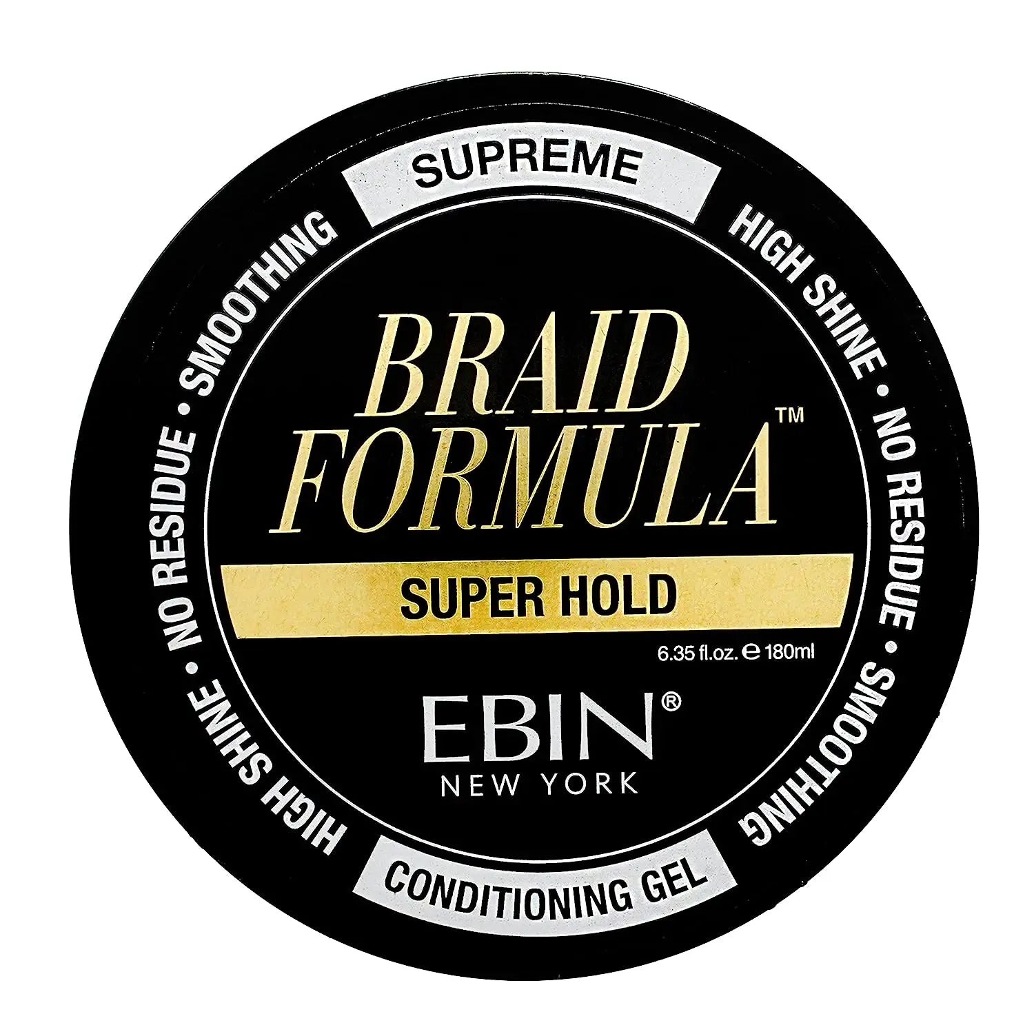 EBIN NEW YORK Braid Formula Conditioning Gel, Super Hold, 11oz VIP Extensions