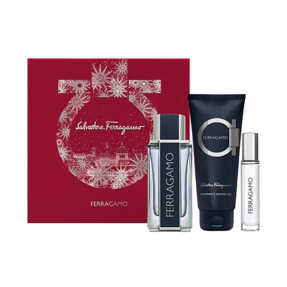 Ferragamo By Salvatore Ferragamo For Men (3pc Gift Set)