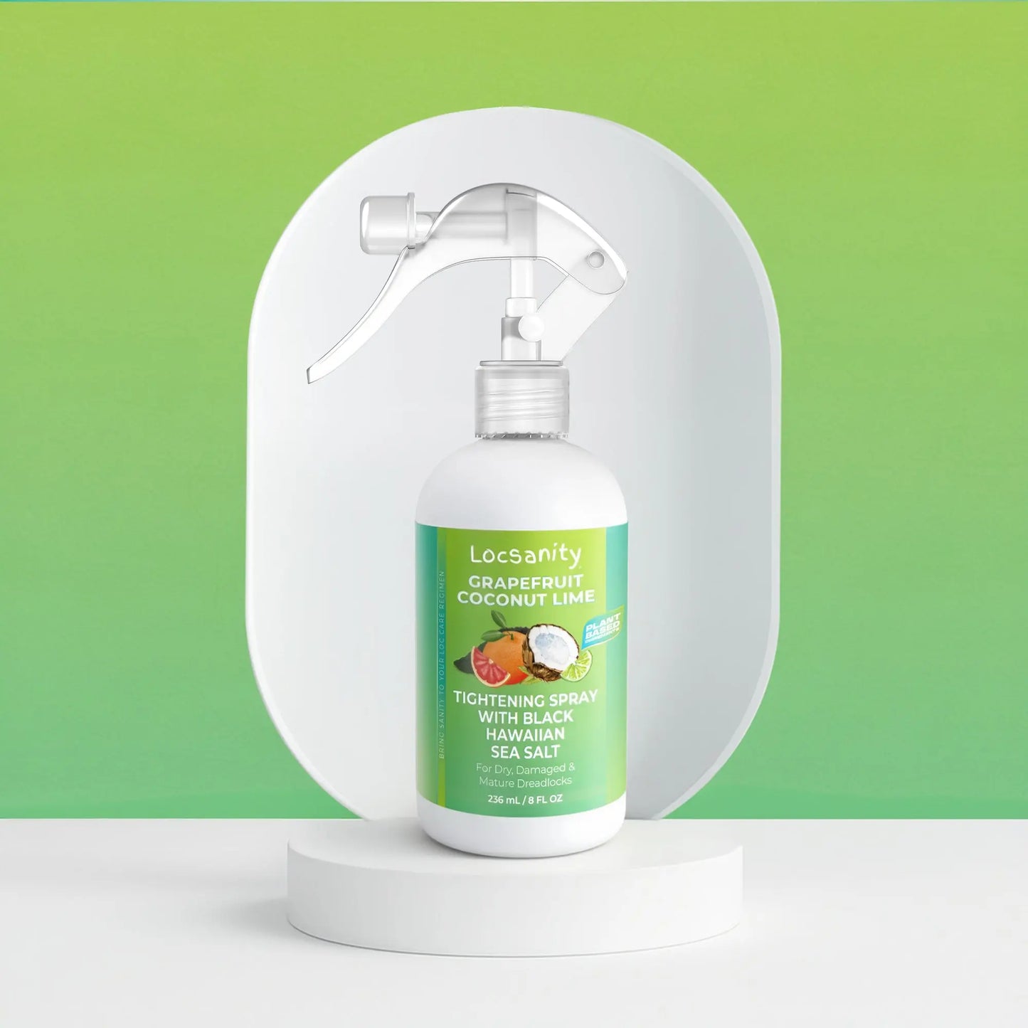 Grapefruit Coconut Lime Moisturizing and Tightening Spray Mist w/ Black Hawaiian Sea Salt Locsanity