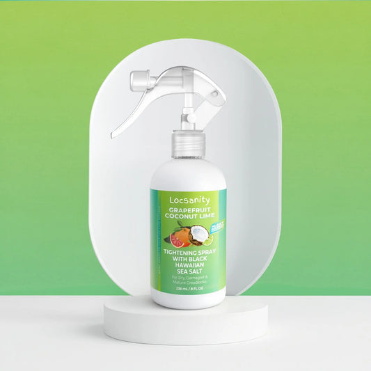 Grapefruit Coconut Lime Moisturizing and Tightening Spray Mist w/ Black Hawaiian Sea Salt Locsanity