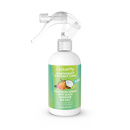 Grapefruit Coconut Lime Moisturizing and Tightening Spray Mist w/ Black Hawaiian Sea Salt Locsanity