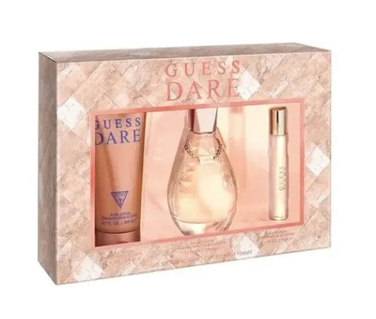 Guess Dare 3pc Gift Set For Women Eau de Toilette