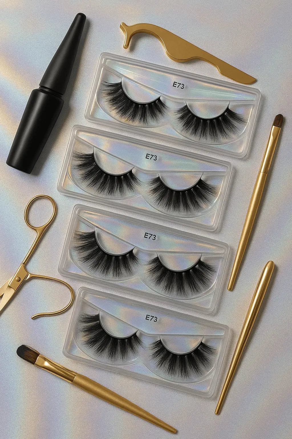Halo Flex – E73 Holographic Glam Lash Crown'd Cuties