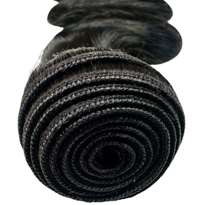 Jet Black Body Wave 100% Human Hair Bundles