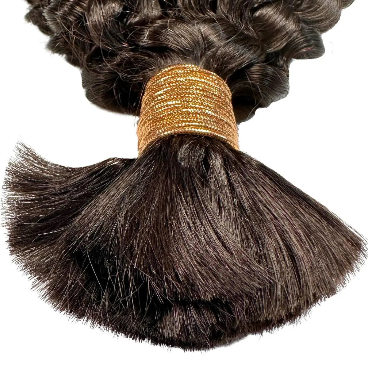 Kinky Curly Bulk 100% Human Braiding Hair Private Label
