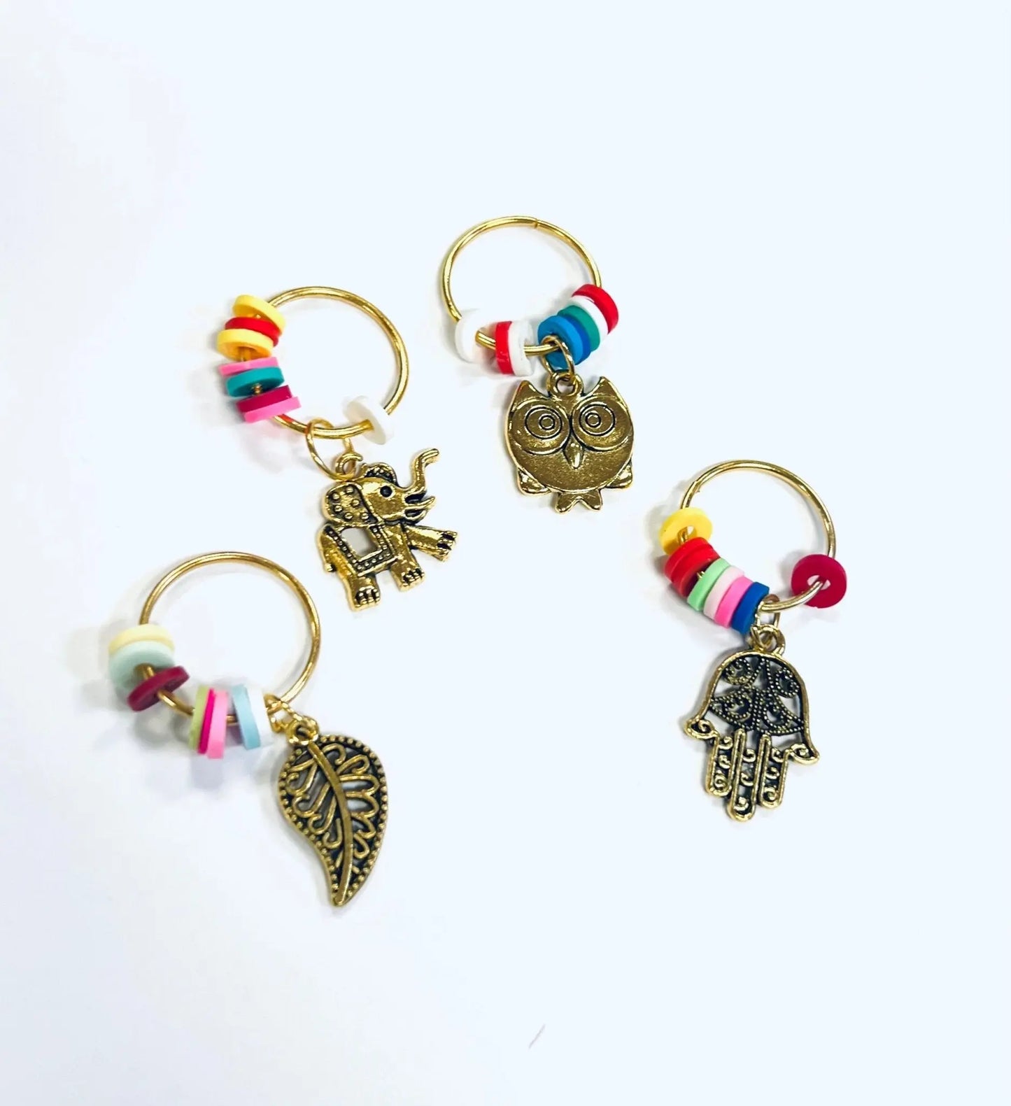 LQQKS HAIR BRAID RING & BRAID TUBE 4PCS/PACK VIP Extensions