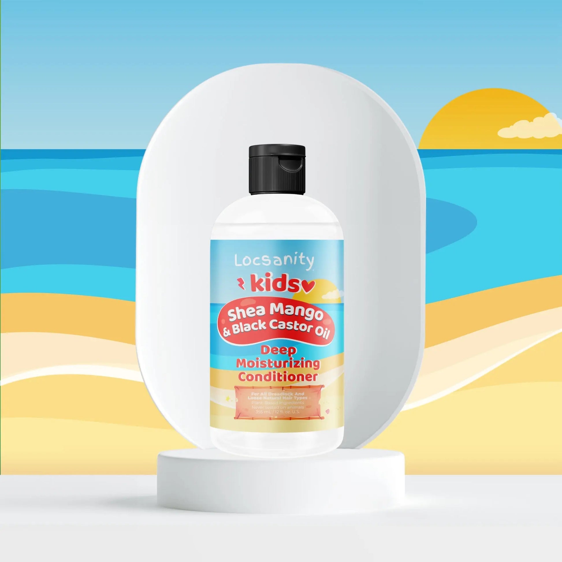 Locsanity Kids Shea Mango & Black Castor Oil Deep Moisturizing Conditioner Locsanity