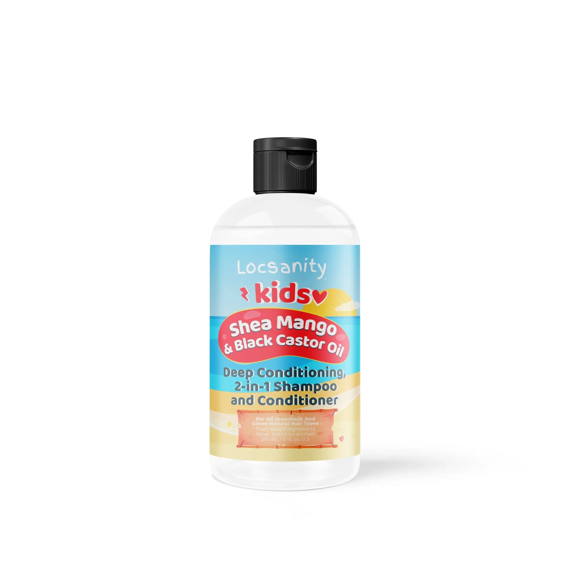 Locsanity Kids Shea Mango & Black Castor Oil Loccare/Haircare Bundle Locsanity