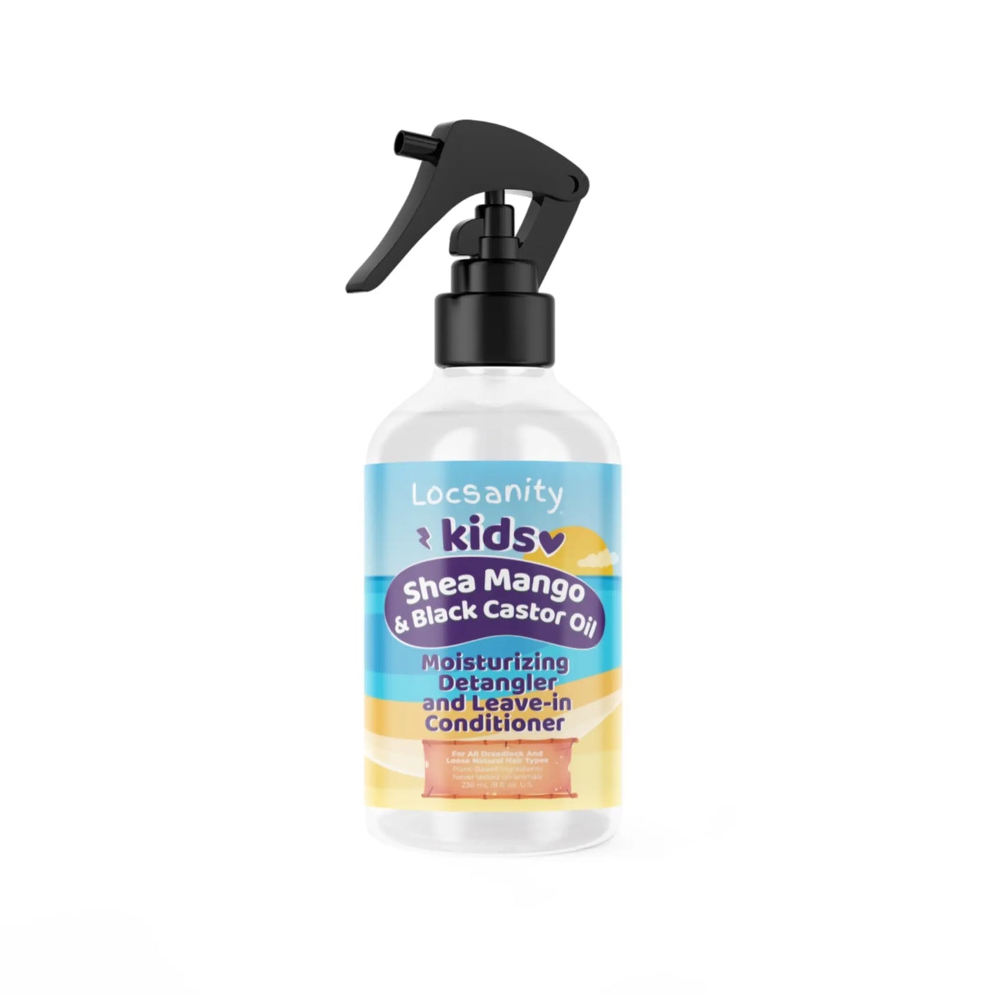 Locsanity Kids Shea Mango & Black Castor Oil Moisturizing Detangler and Leave-in Conditioner Locsanity